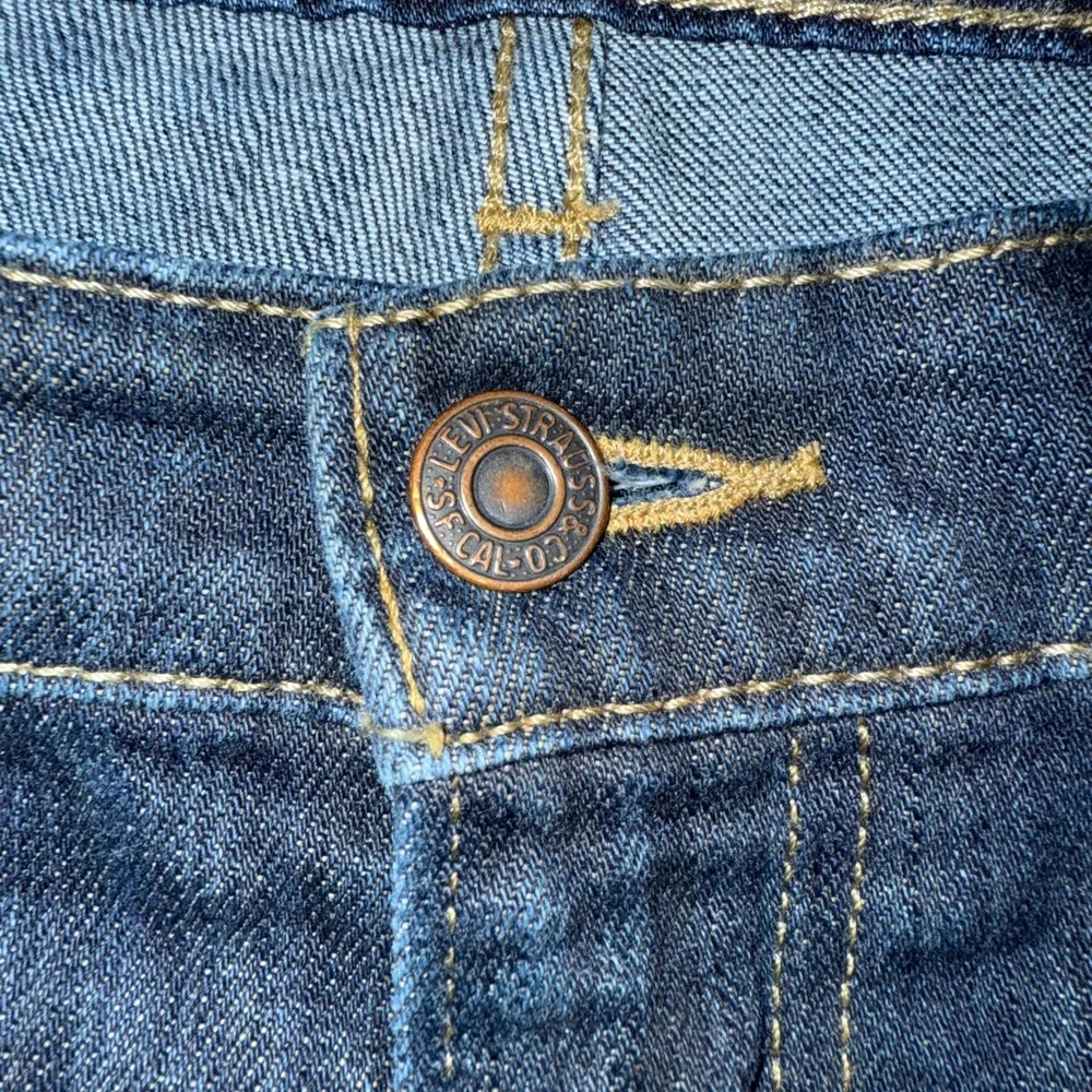 Levi's Men's Deep Blue Straight Jeans